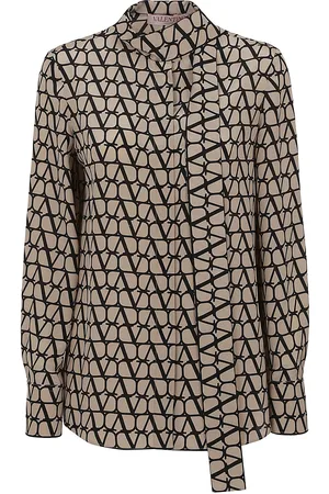 VALENTINO GARAVANI Blusa in seta con lavalière