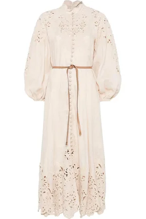 ZIMMERMANN Vestito fluttuante ricamato Wylie