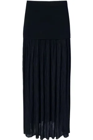Proenza Schouler Gonna Paige In Crepe Di Chiffon Plissettata