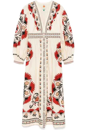 Farm Rio Vestito lungo mandala