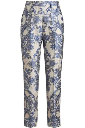 Etro Pantaloni Jacquard