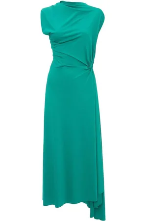 Victoria Beckham Vestito midi drappeggiato asimmetrico