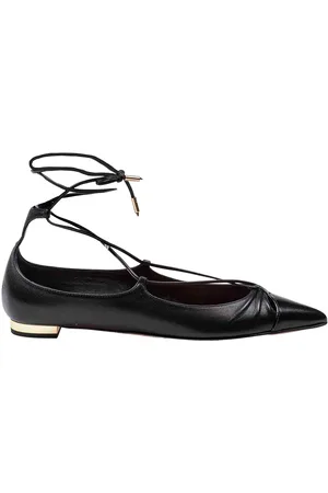 Aquazzura Gabi Flat In Nappa Colore