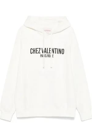 VALENTINO GARAVANI Felpa Capploose Print Avorio