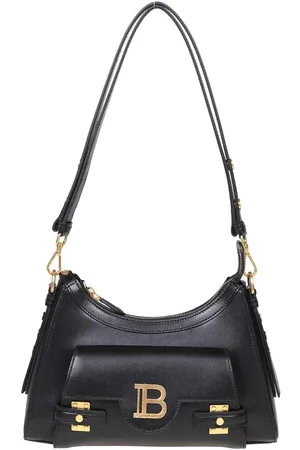 Balmain Borsa A Spalla B-Buzz Hobo In Pelle
