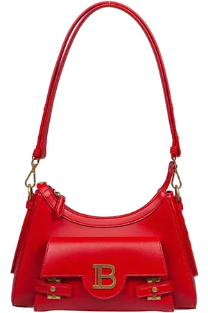 Balmain Borsa A Spalla B-Buzz Hobo In Pelle