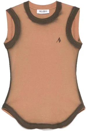 The Attico T-shirt in cotone a coste