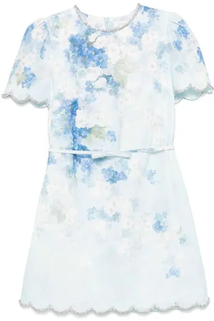 ZIMMERMANN Vestito Corto Con Stampa Floreale