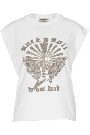 Zadig & Voltaire T-shirt Cloe con ali di chitarra