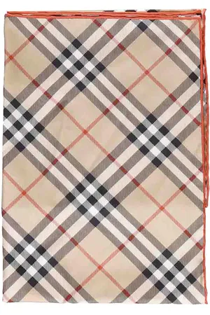 Burberry Sciarpa di seta con motivo Vintage check