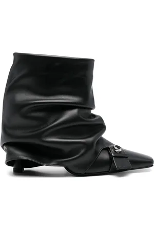 The Attico Stivaletto in pelle Juno con tacco