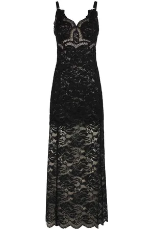 Paco rabanne Vestito Pizzo Lungo