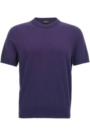 BRIONI T-shirt lavorata a maglia