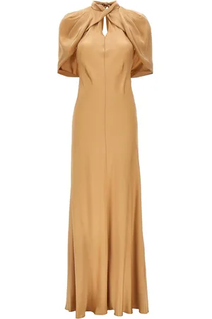 Alberta Ferretti Abito lungo in raso