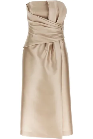 Alberta Ferretti Abito longuette in mikado