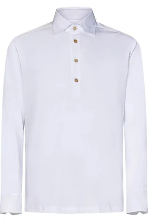 Kiton Polo stile camicia in jersey