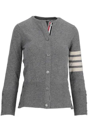 Thom Browne Cardigan classico girocollo in cashmere