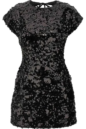 Ganni Miniabito con paillettes in velluto