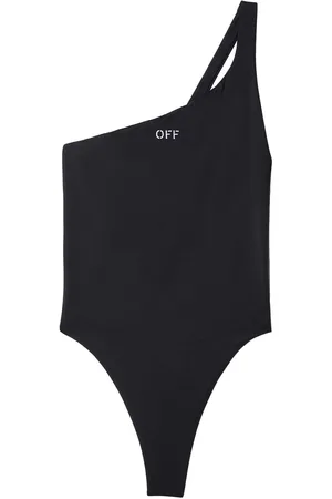 OFF-WHITE Costume da bagno monospalla con logo
