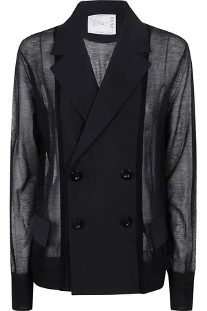 SACAI Giacca in maglia X adattabile