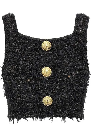 Balmain Top in tweed lurex