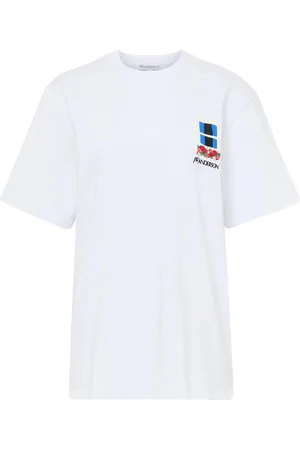 J.W.Anderson J. W. Anderson T-shirt con ricamo finestra
