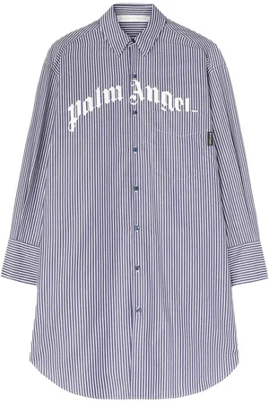 Palm Angels Vestito midi a righe