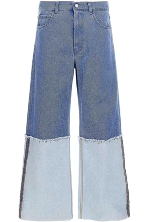Marni Jeans con maxi risvolto