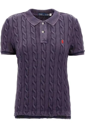 Ralph Lauren Polo intrecciata con logo ricamato