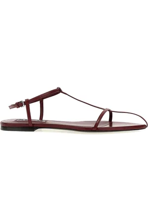 Jil Sander Sandali in pelle a punta