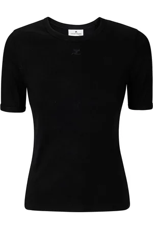 Courrèges T-shirt esclusiva a contrasto