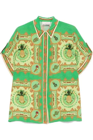 ALÉMAIS Camicia in seta La Musica