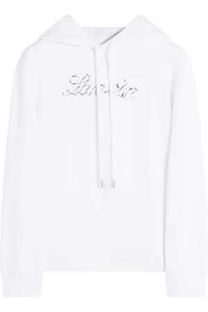 Lanvin Felpa con cappuccio Logo Manuscrit Brod