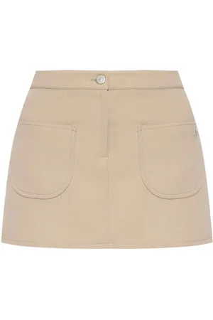 Courrèges Minigonna 2 Tasche in Twill