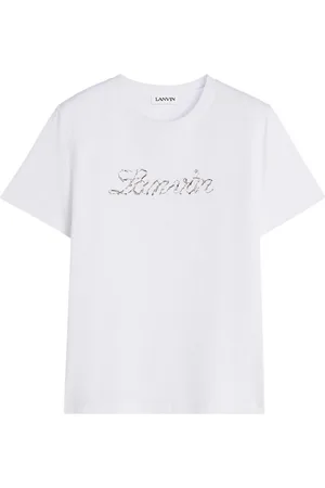 Lanvin T-shirt con logo ricamato