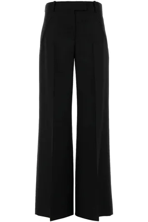 Alexander McQueen Pantaloni a gamba larga