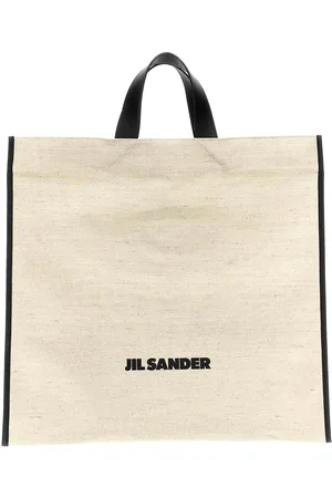 Jil Sander Borsa quadrata con bordo a libro