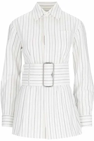 Burberry Camicia A Righe Con Cintura