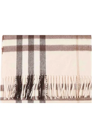Burberry Sciarpa ampia a quadri in cashmere