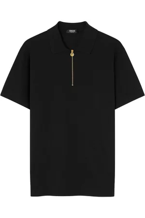 VERSACE Polo con zip