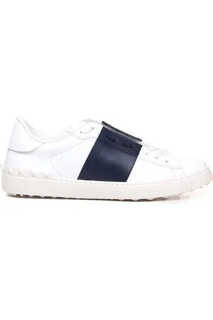 VALENTINO GARAVANI Sneakers Aperte in Pelle Liscia