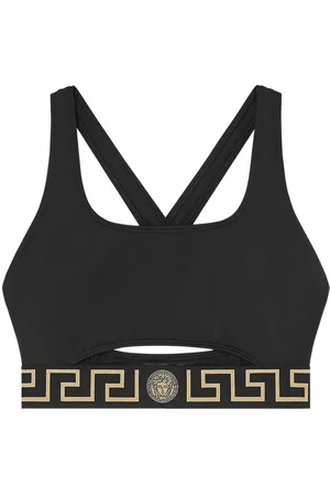 VERSACE Top bikini greca