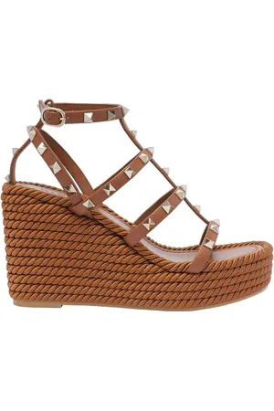 VALENTINO GARAVANI Sandali a cuneo rockstud