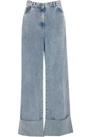 Lanvin Pantaloni in denim a gamba larga