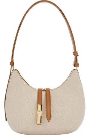 Furla Borsa A Tracolla Goccia S In Canvas E Pelle