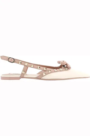 VALENTINO GARAVANI Ballerine in pelle con borchie iconiche