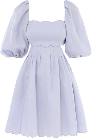ZIMMERMANN Abito in lino con dettaglio cut-out
