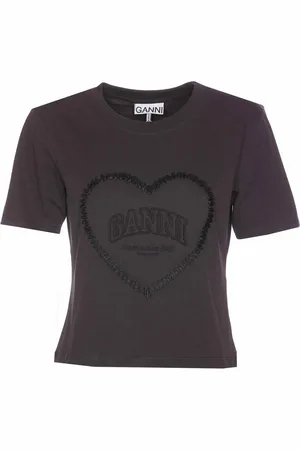 Ganni T-shirt a cuore