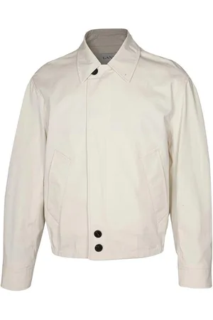 Lanvin Giacca Blouson In Cotone Colore Ghiaccio