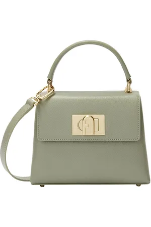 Furla 1927 Mini Top Handle In Pelle Colore Agave